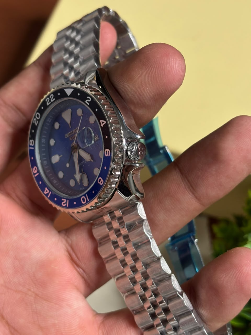 Seiko Gmt Master blue