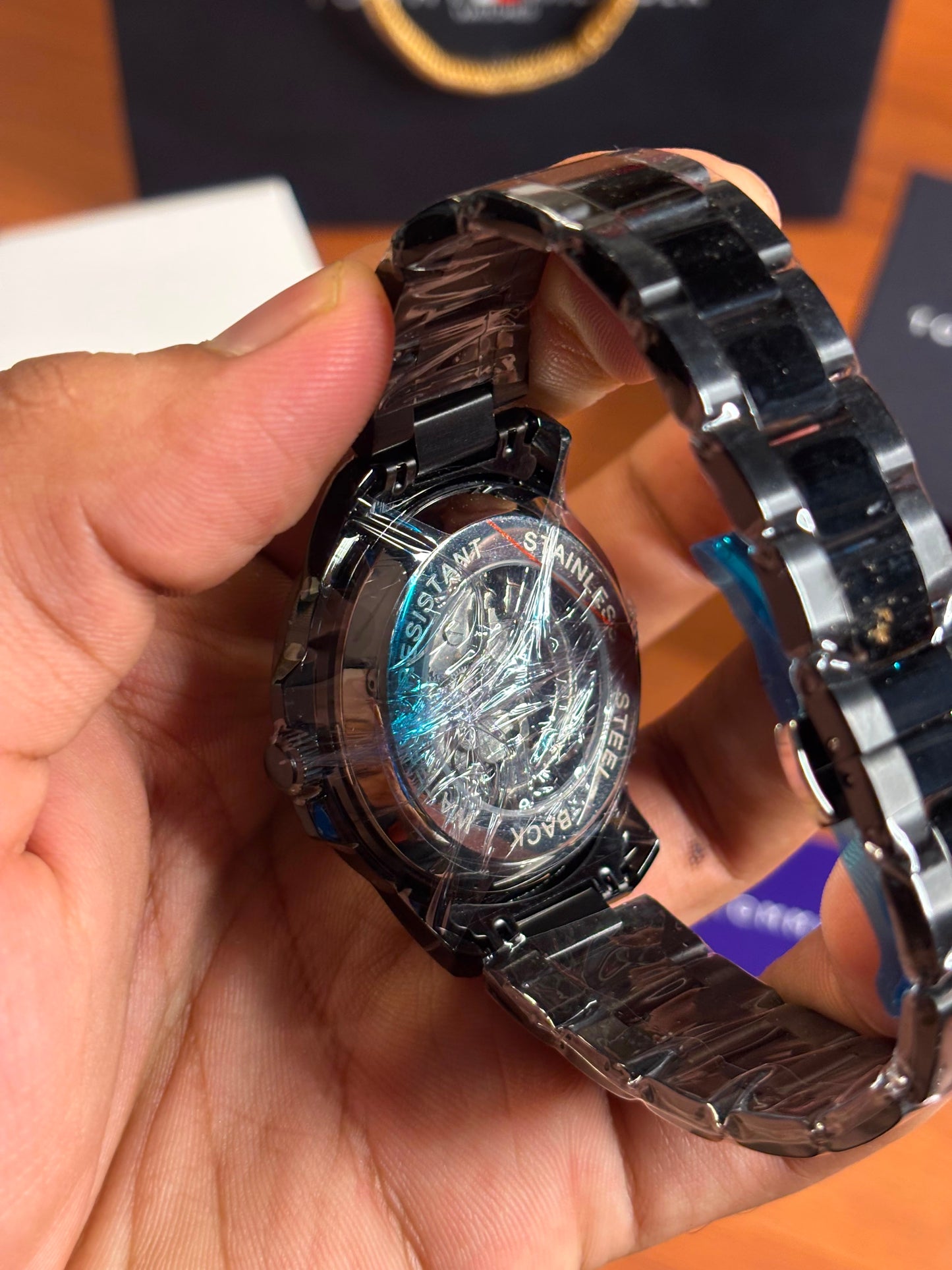 Tommy Hilfiger skeleton automatic