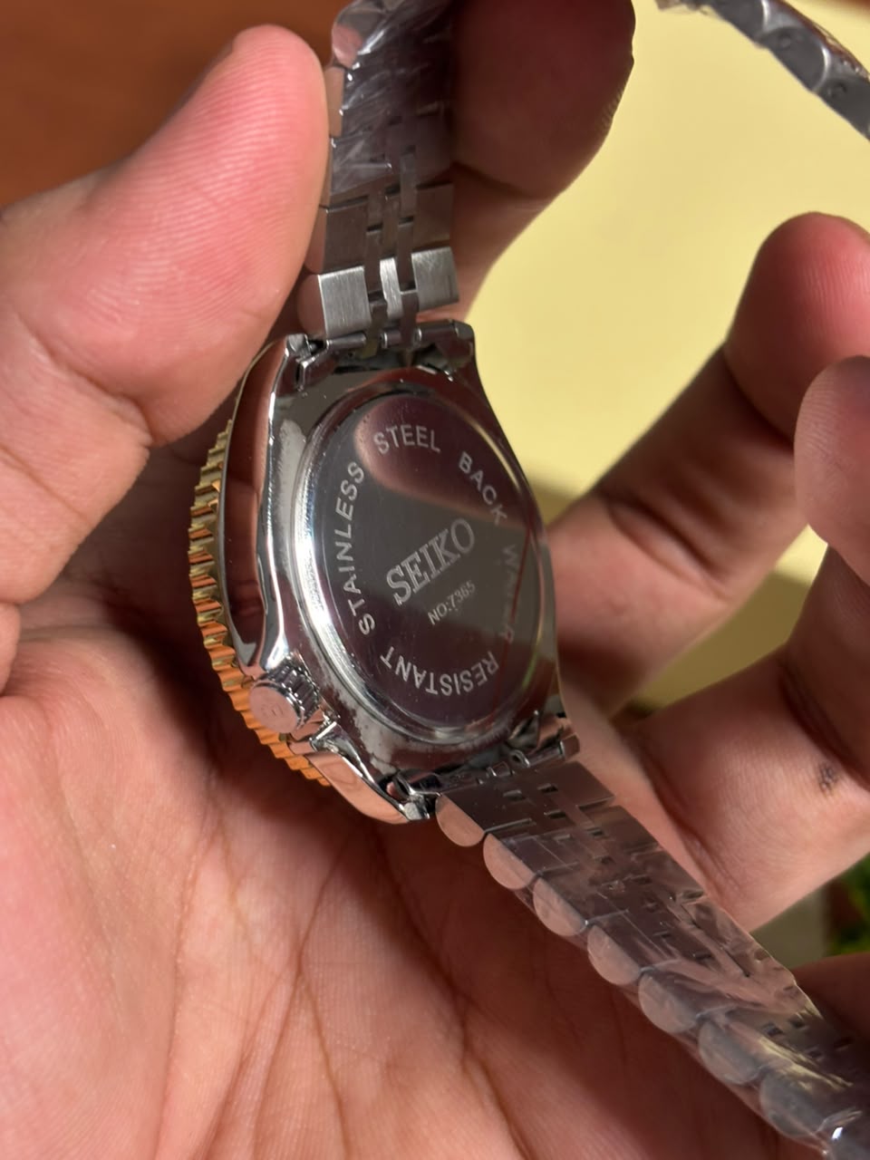 Seiko Gmt Master silver Orange
