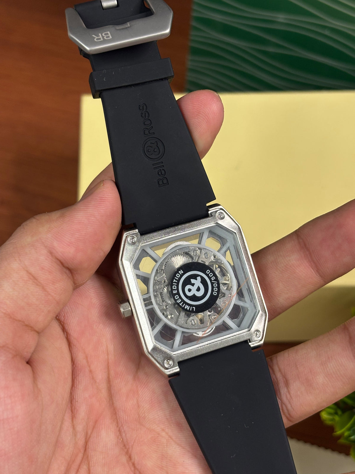 Bell&Rose BR03 Cyber automatic Black Silver Sky Blue Dial