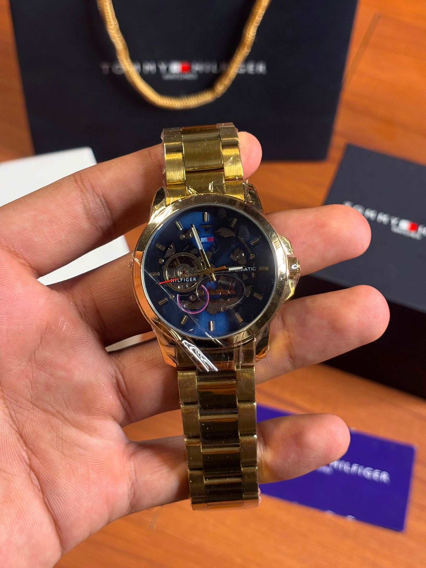 Tommy Hilfiger skeleton automatic