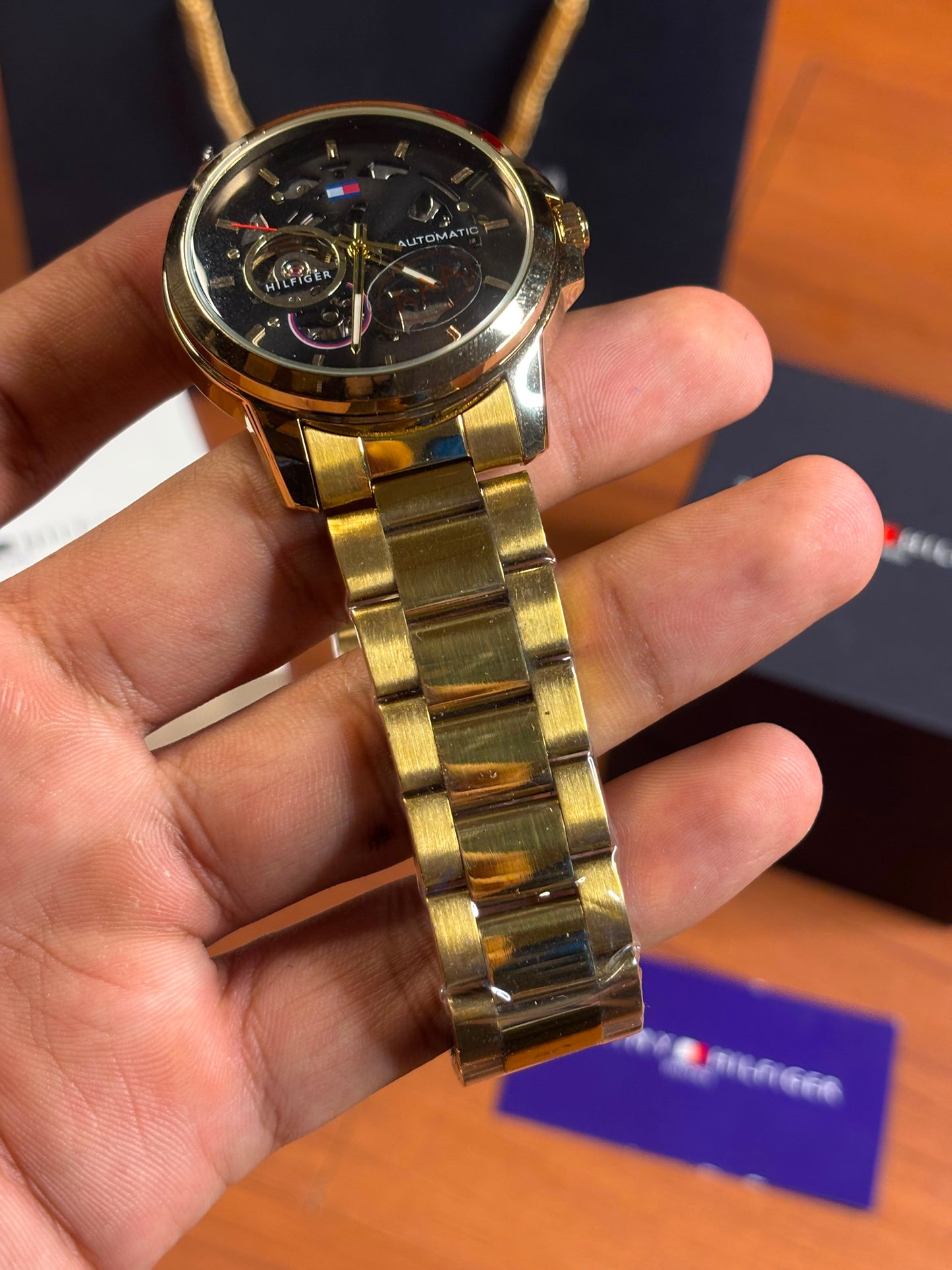 Tommy Hilfiger skeleton automatic