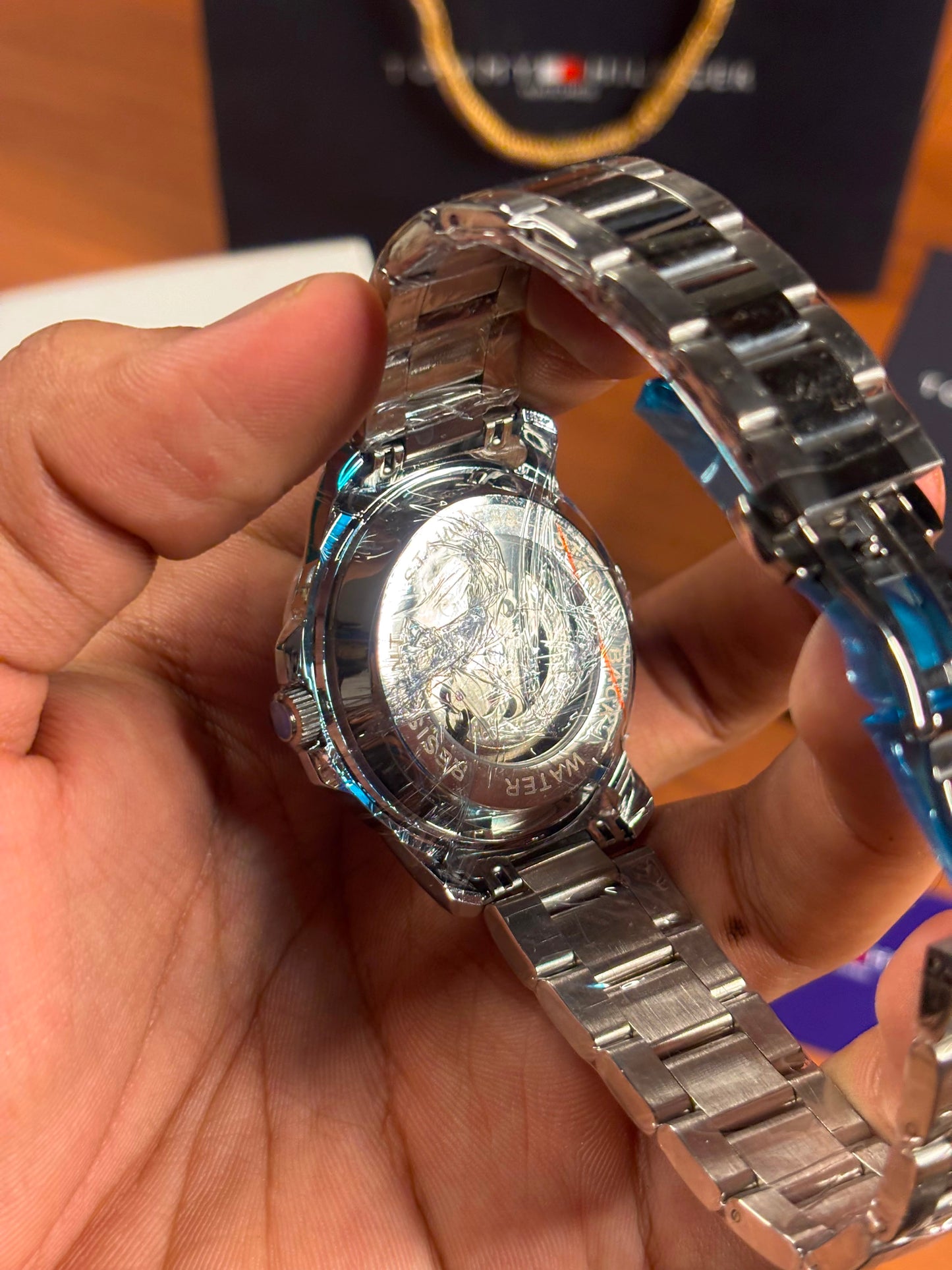 Tommy Hilfiger skeleton automatic