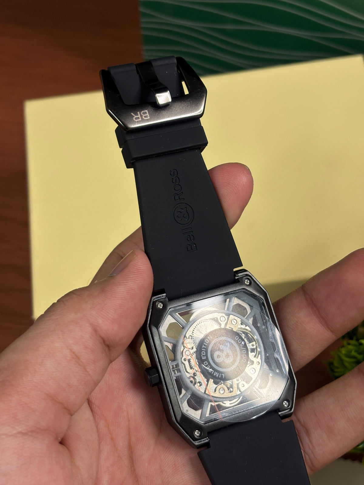 Bell&Rose BR03 Cyber automatic Black Silver Sky Blue Dial