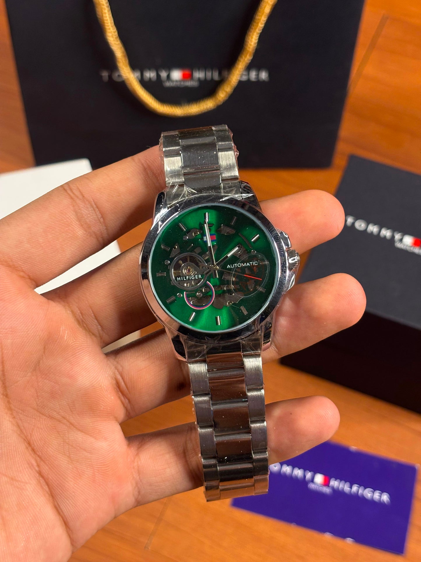 Tommy Hilfiger skeleton automatic