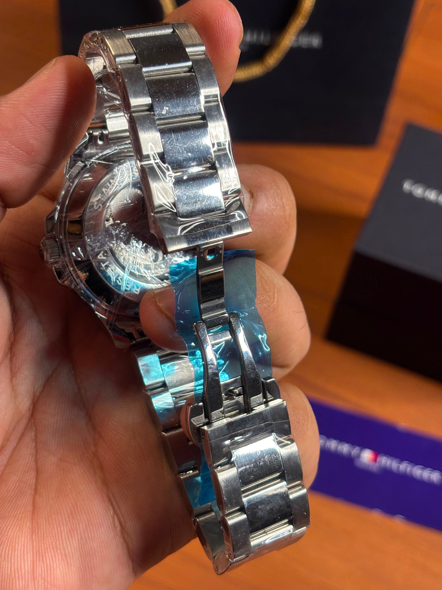 Tommy Hilfiger skeleton automatic