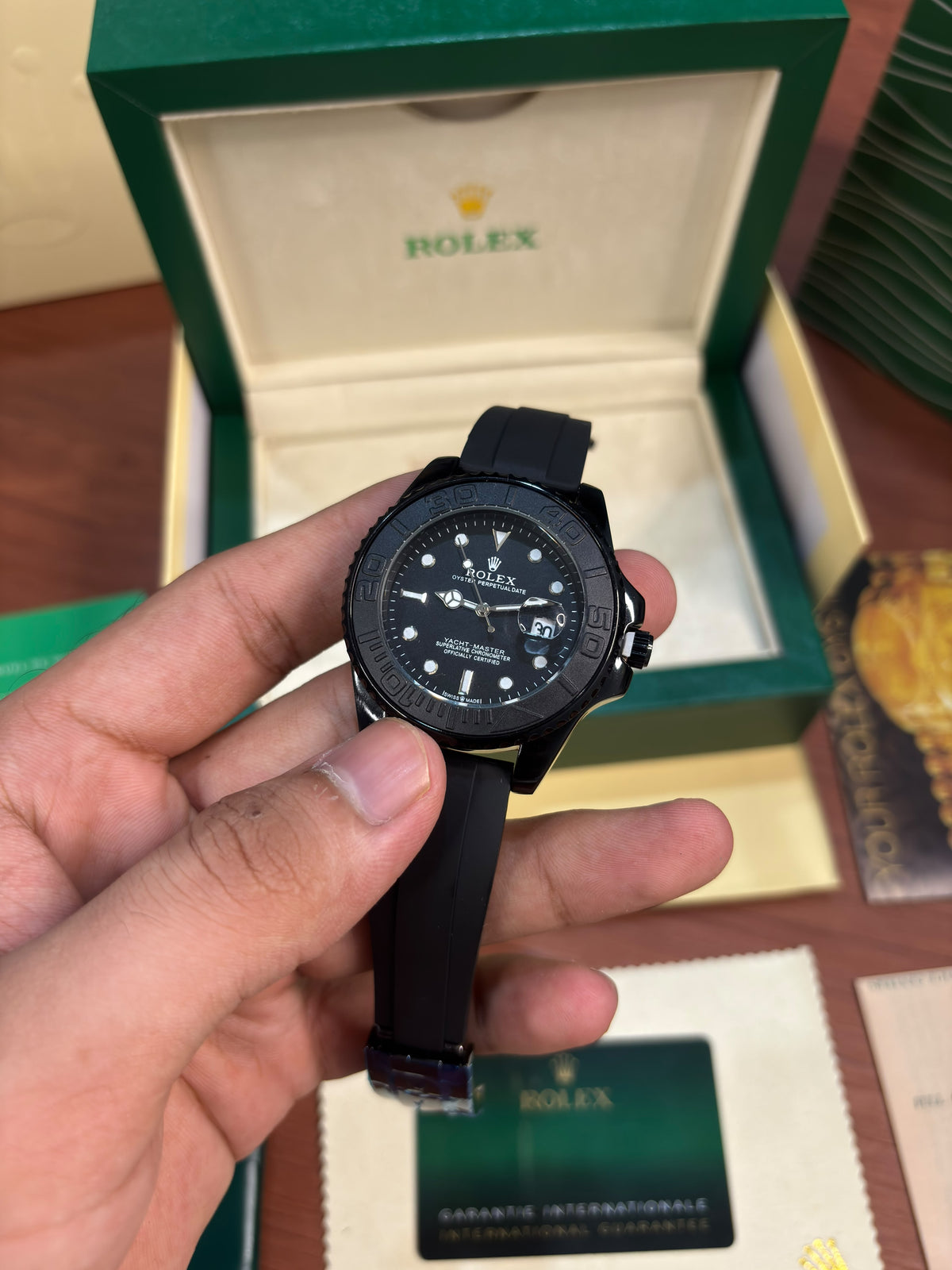 Role_x Yacht-Master full black