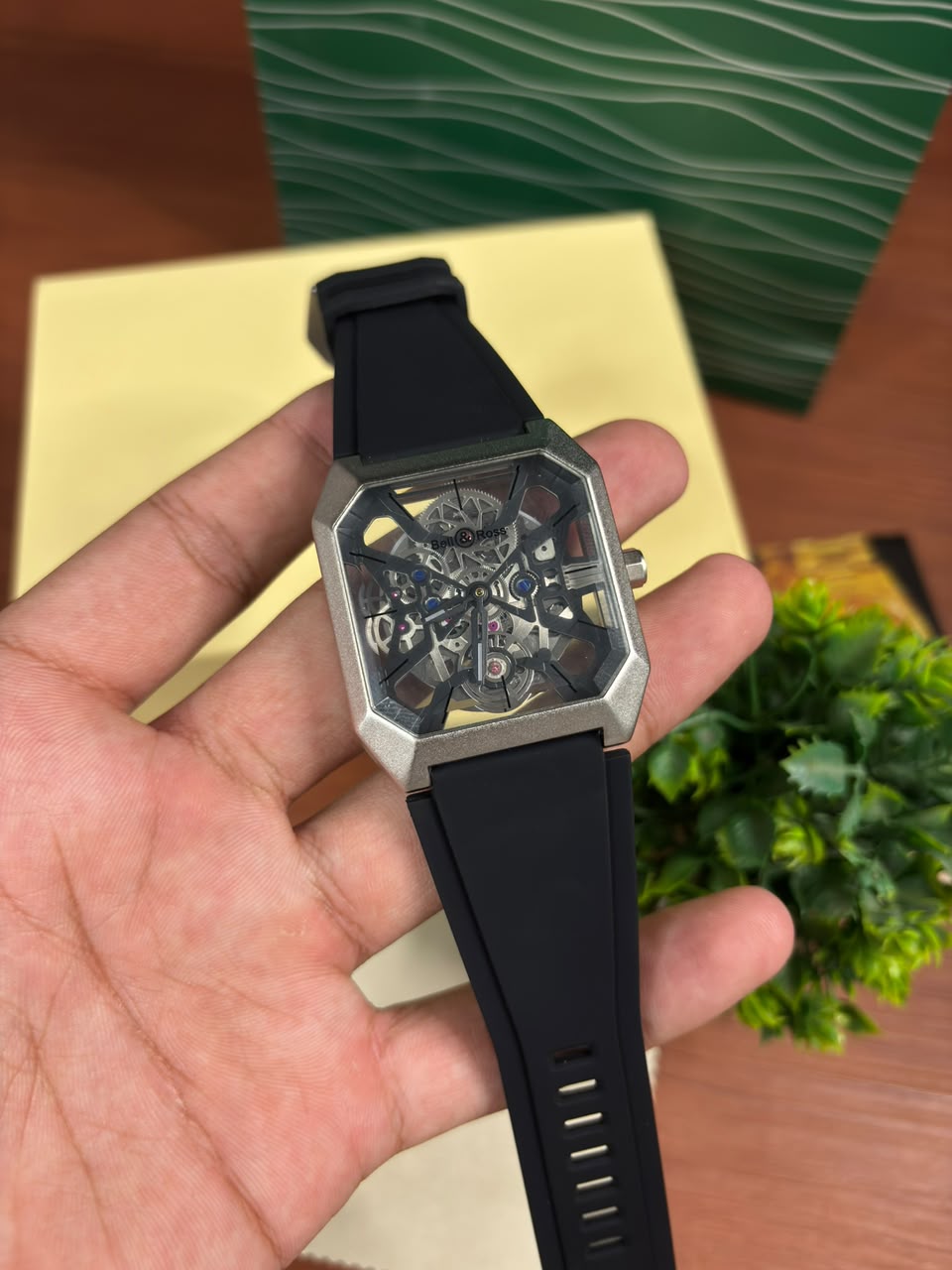 Bell&Rose BR03 Cyber automatic Silver Black Dial