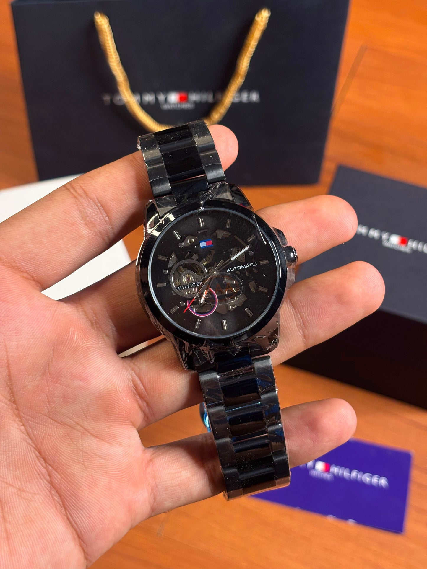 Tommy Hilfiger skeleton automatic