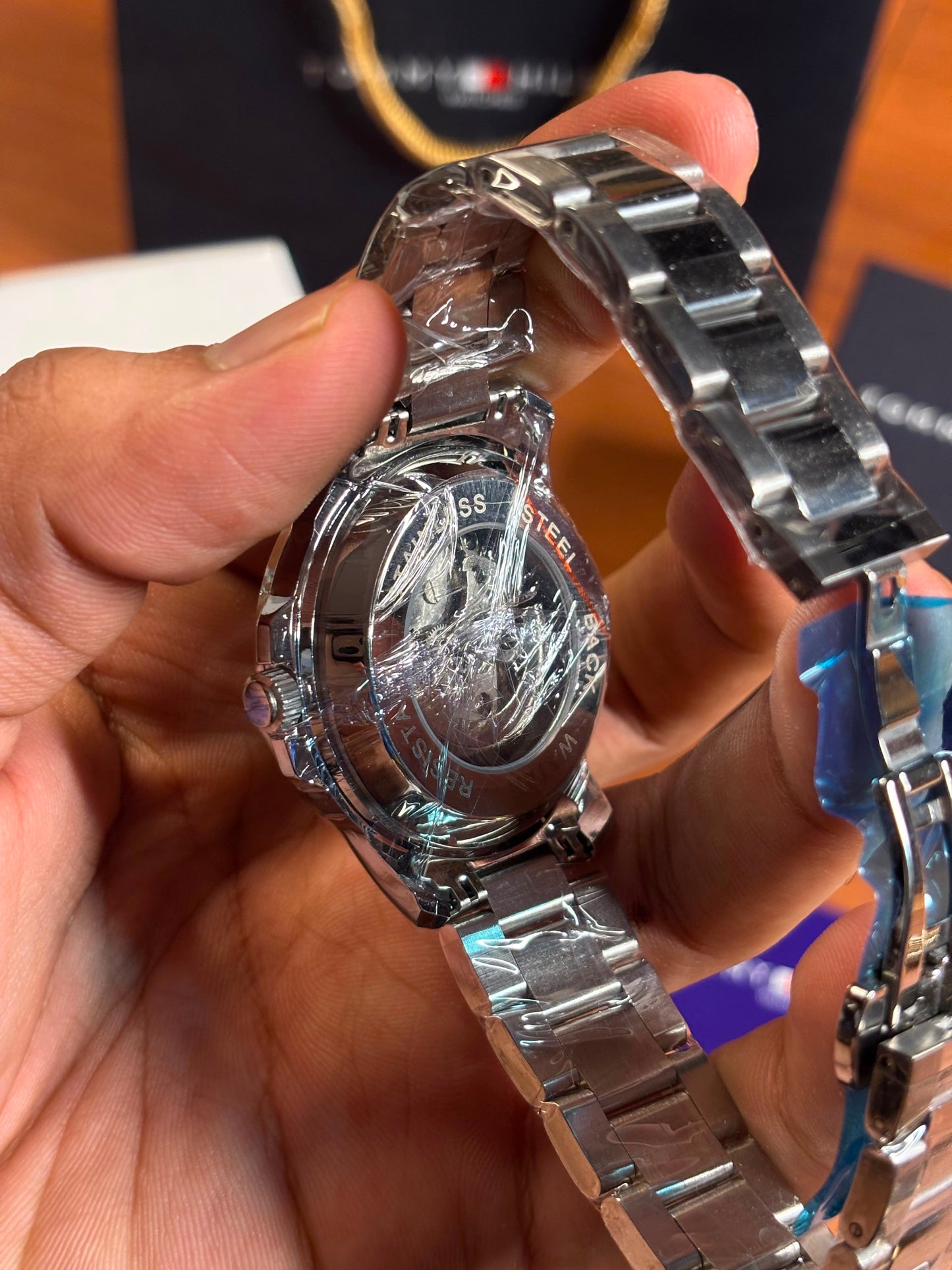 Tommy Hilfiger skeleton automatic