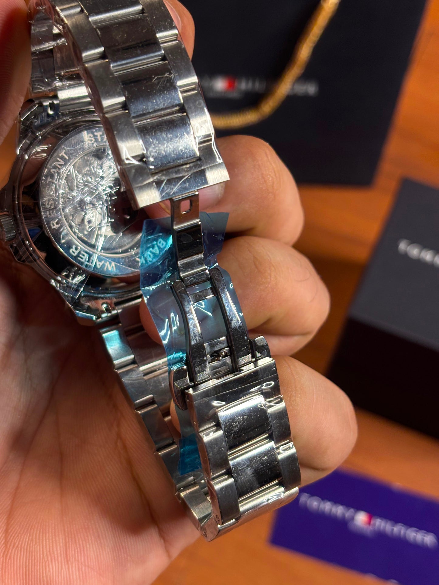 Tommy Hilfiger skeleton automatic