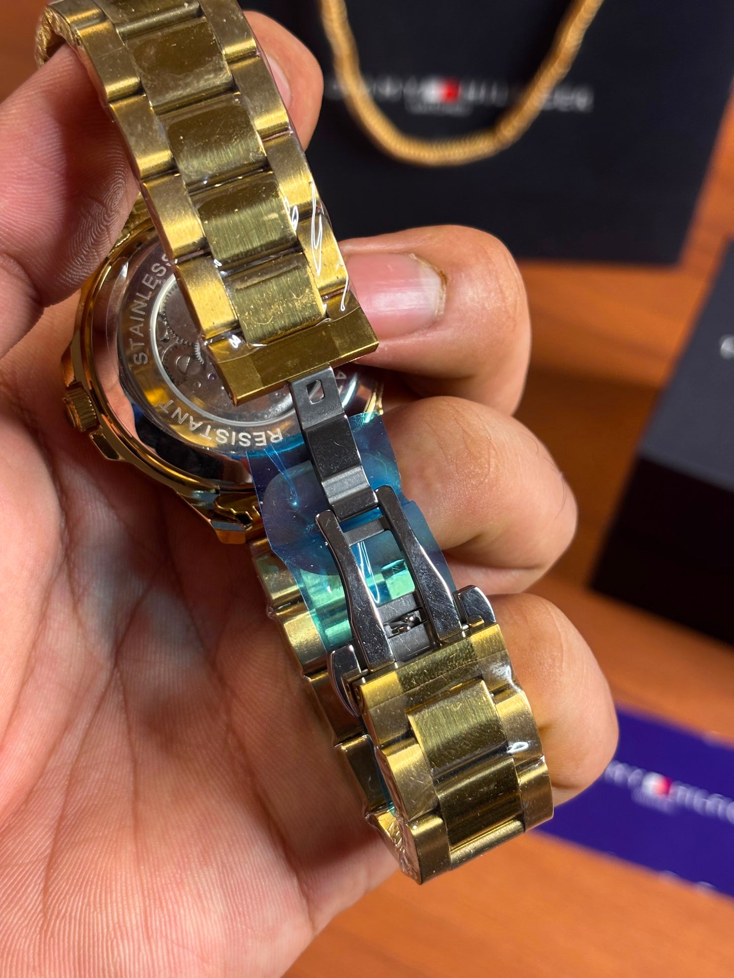 Tommy Hilfiger skeleton automatic