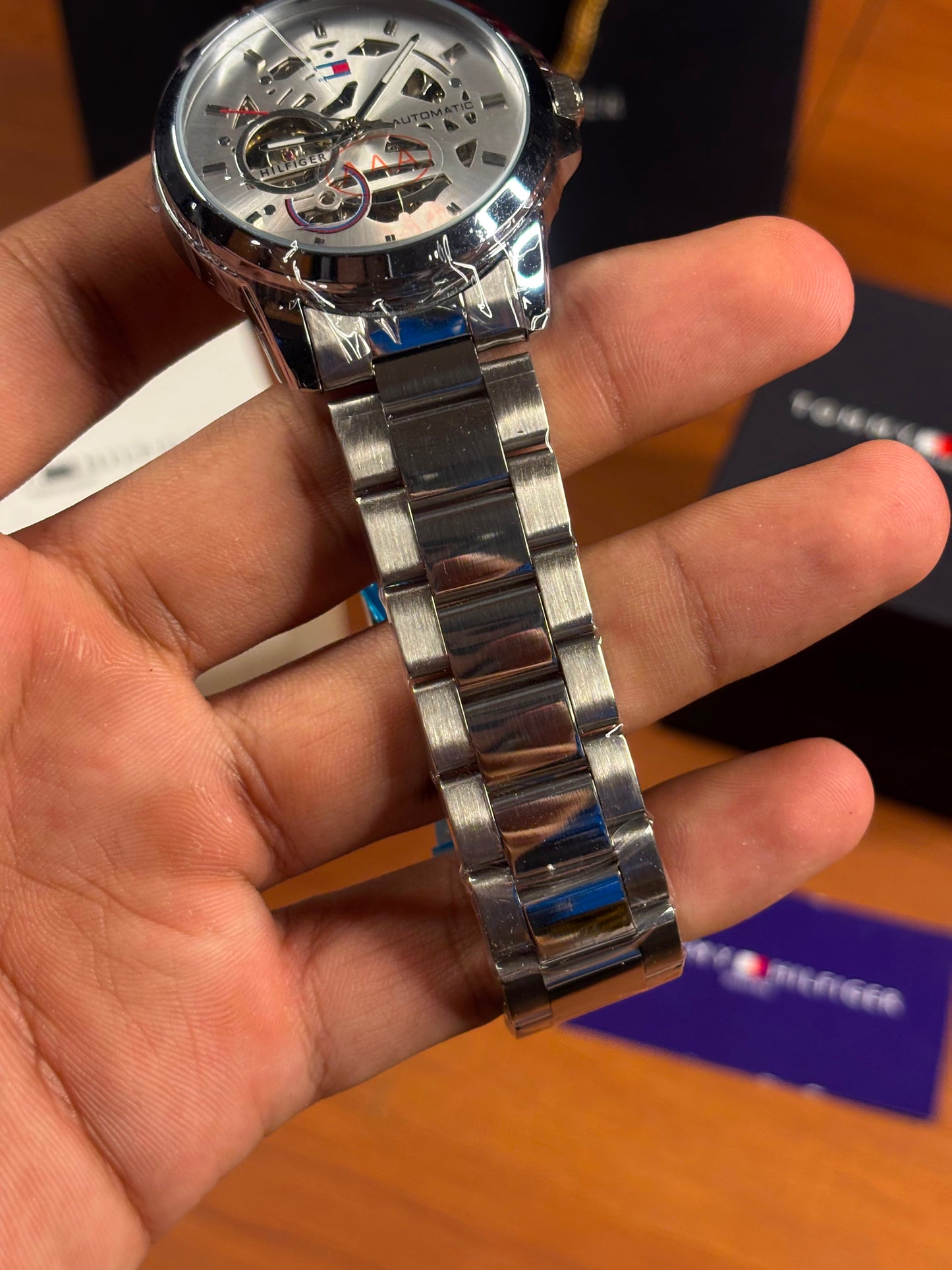 Tommy Hilfiger skeleton automatic