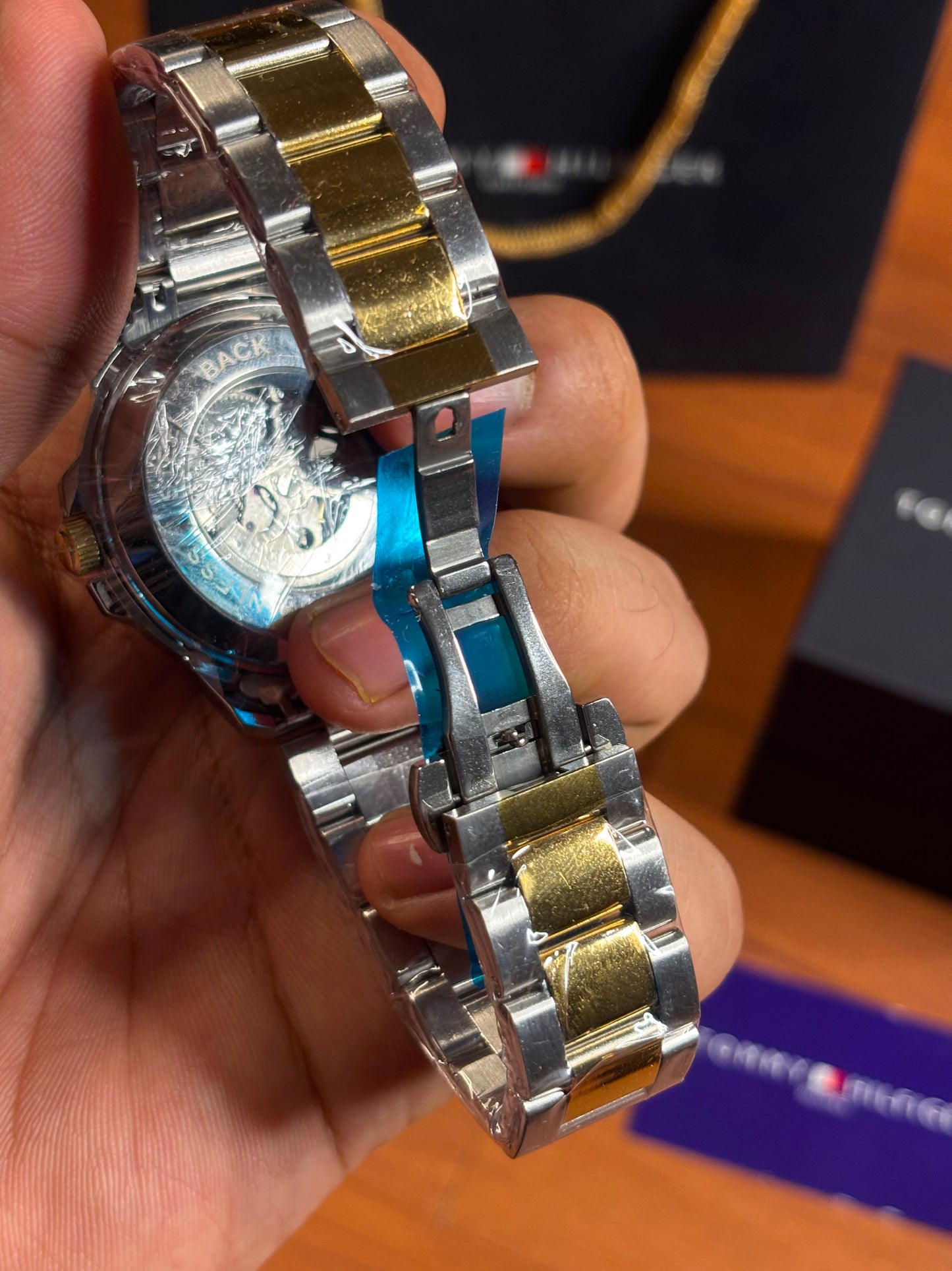 Tommy Hilfiger skeleton automatic