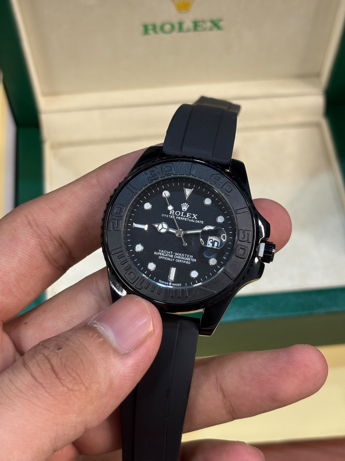 Role_x Yacht-Master full black