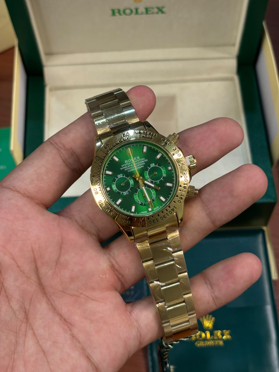 Role_x Daytona Oyster Perpetual Green Dial