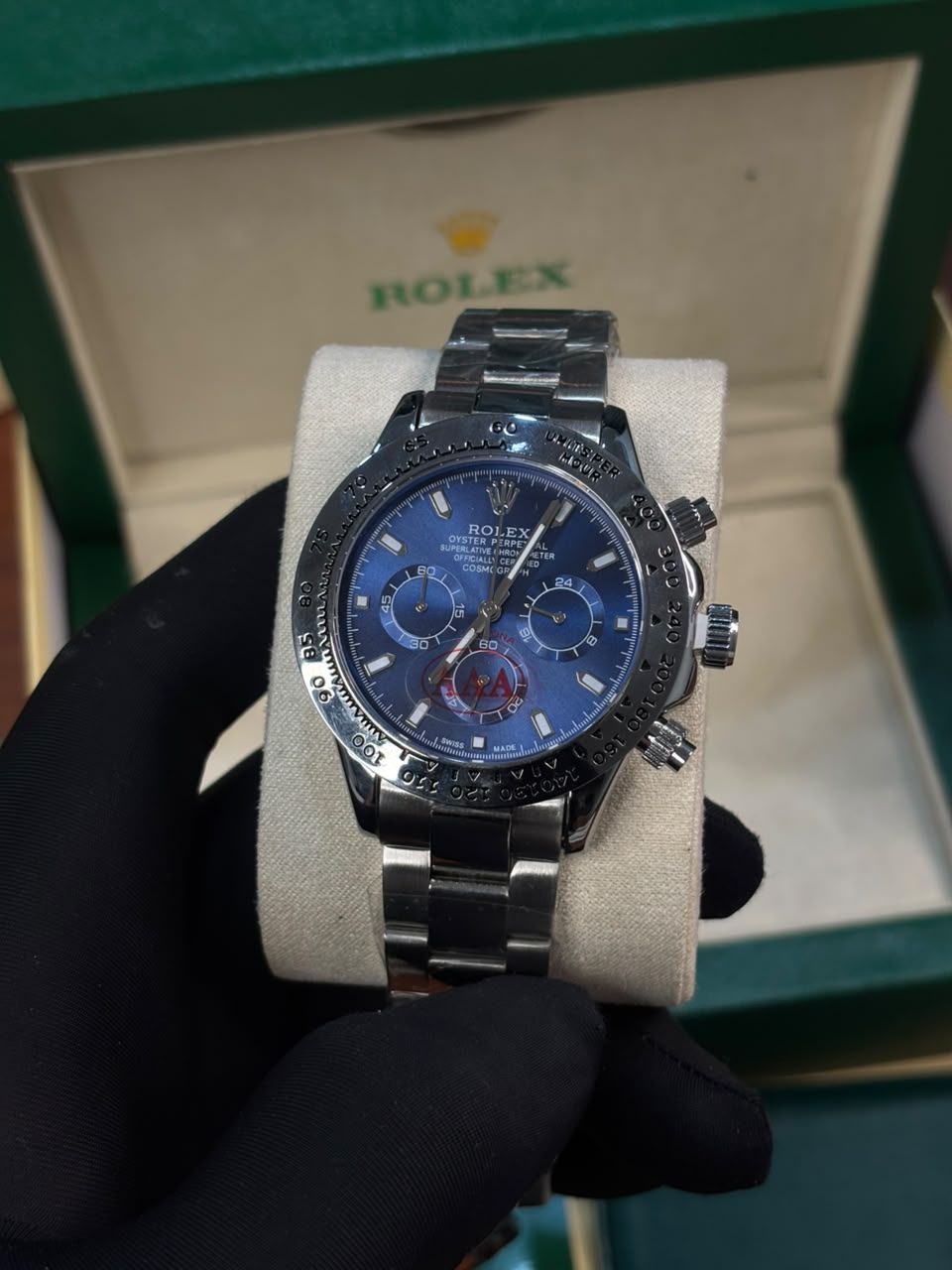 Role_x Daytona Oyster Perpetual Silver Blue