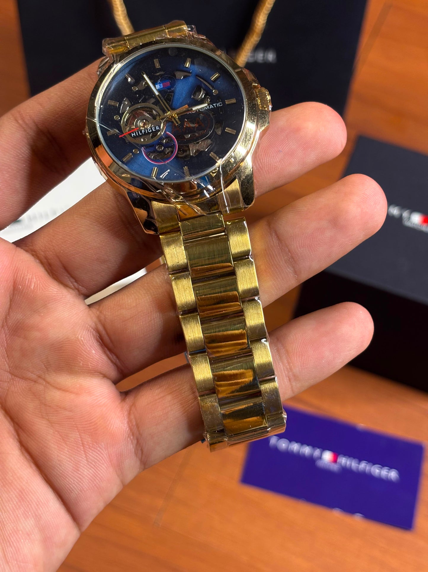Tommy Hilfiger skeleton automatic