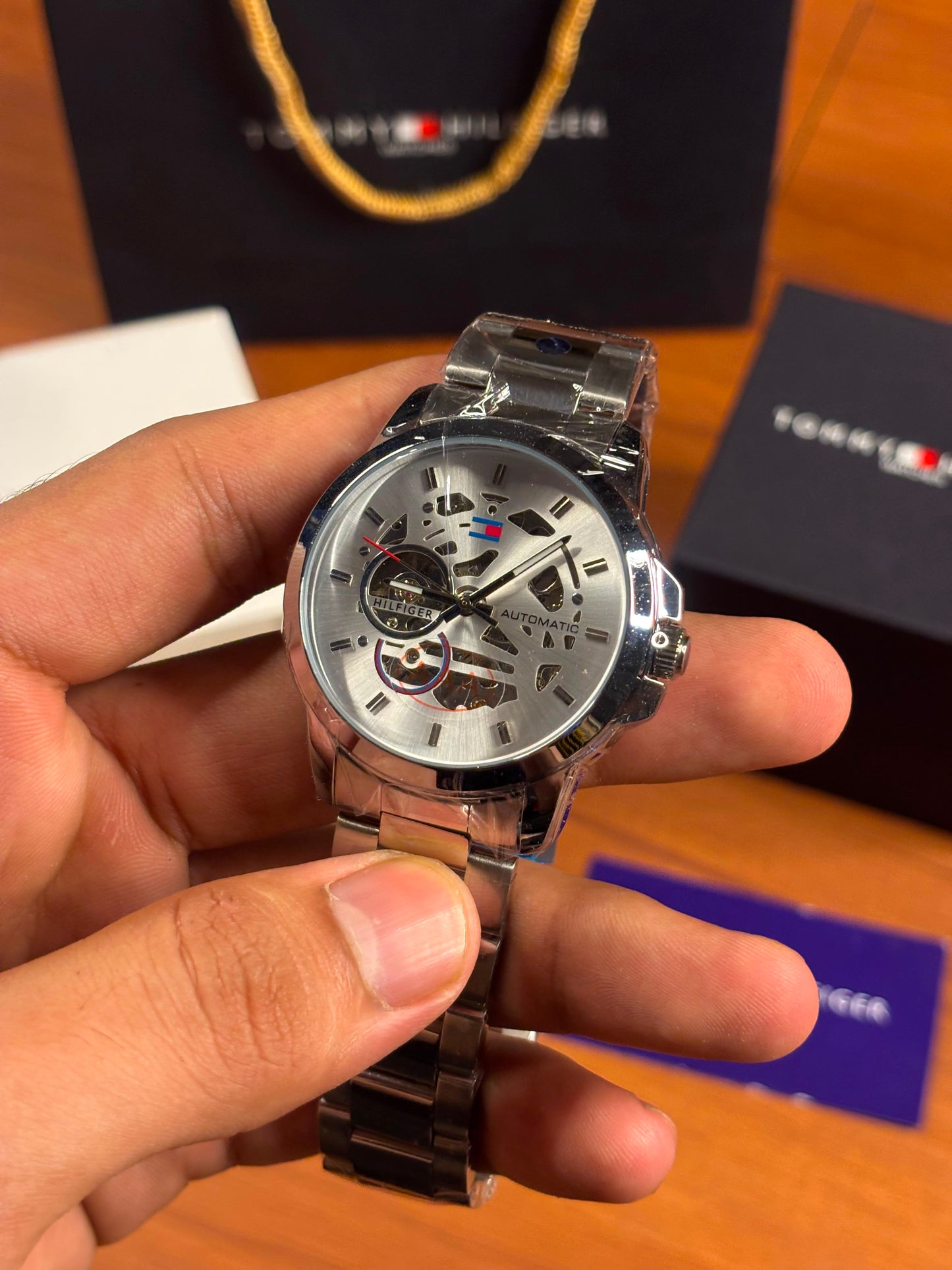 Tommy Hilfiger skeleton automatic