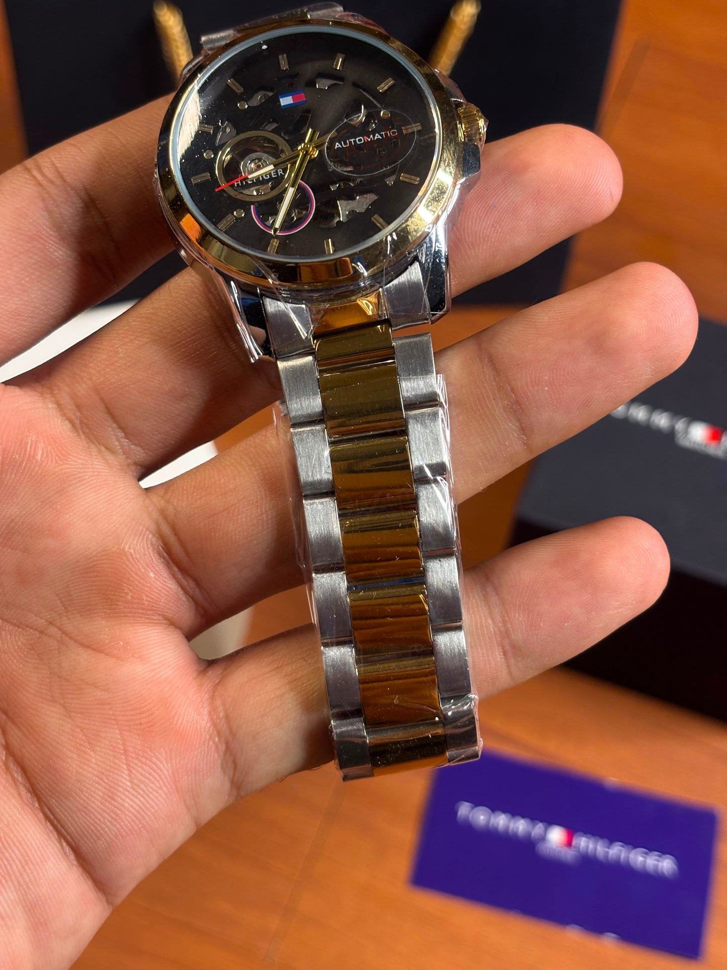 Tommy Hilfiger skeleton automatic