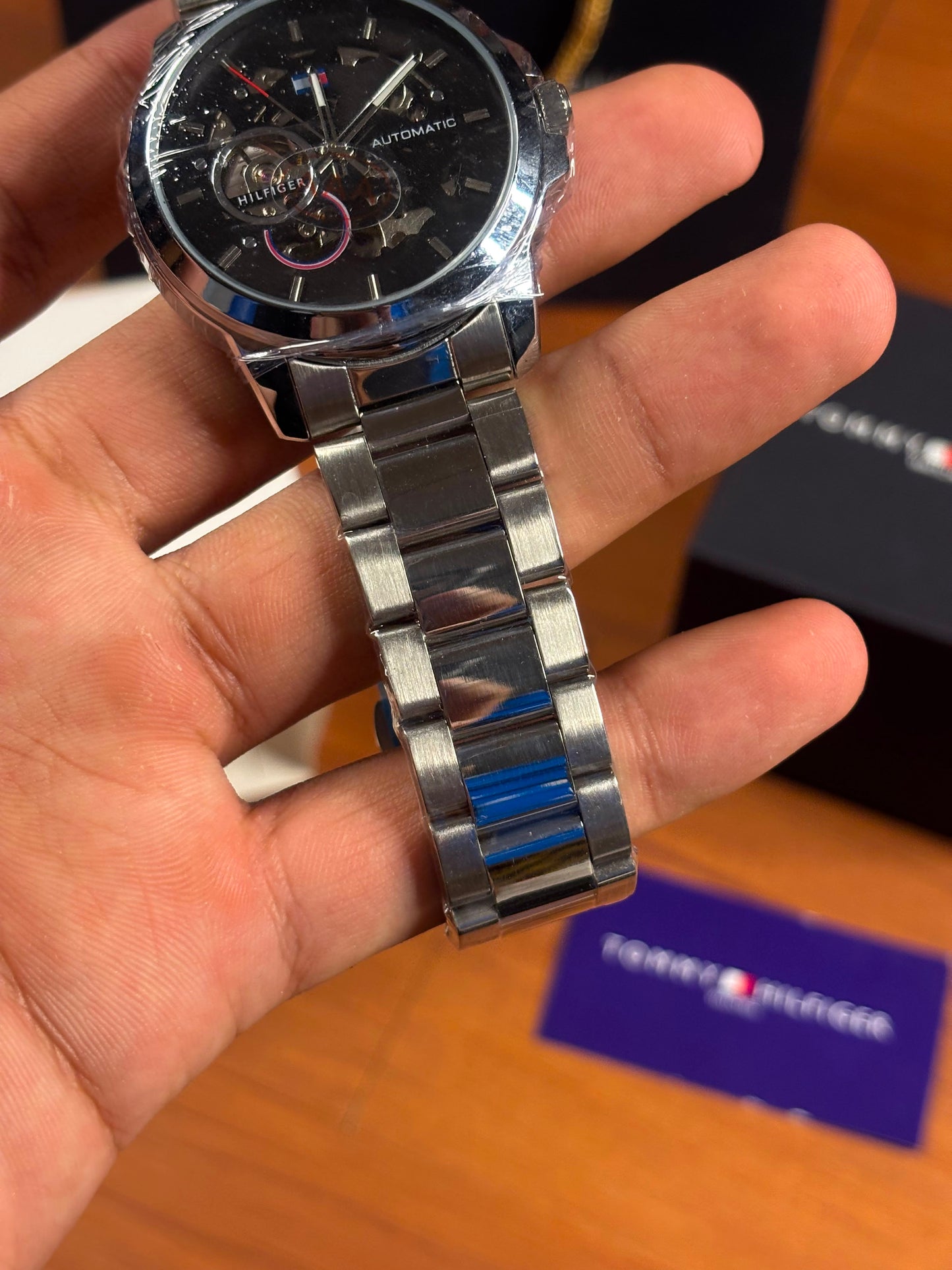 Tommy Hilfiger skeleton automatic