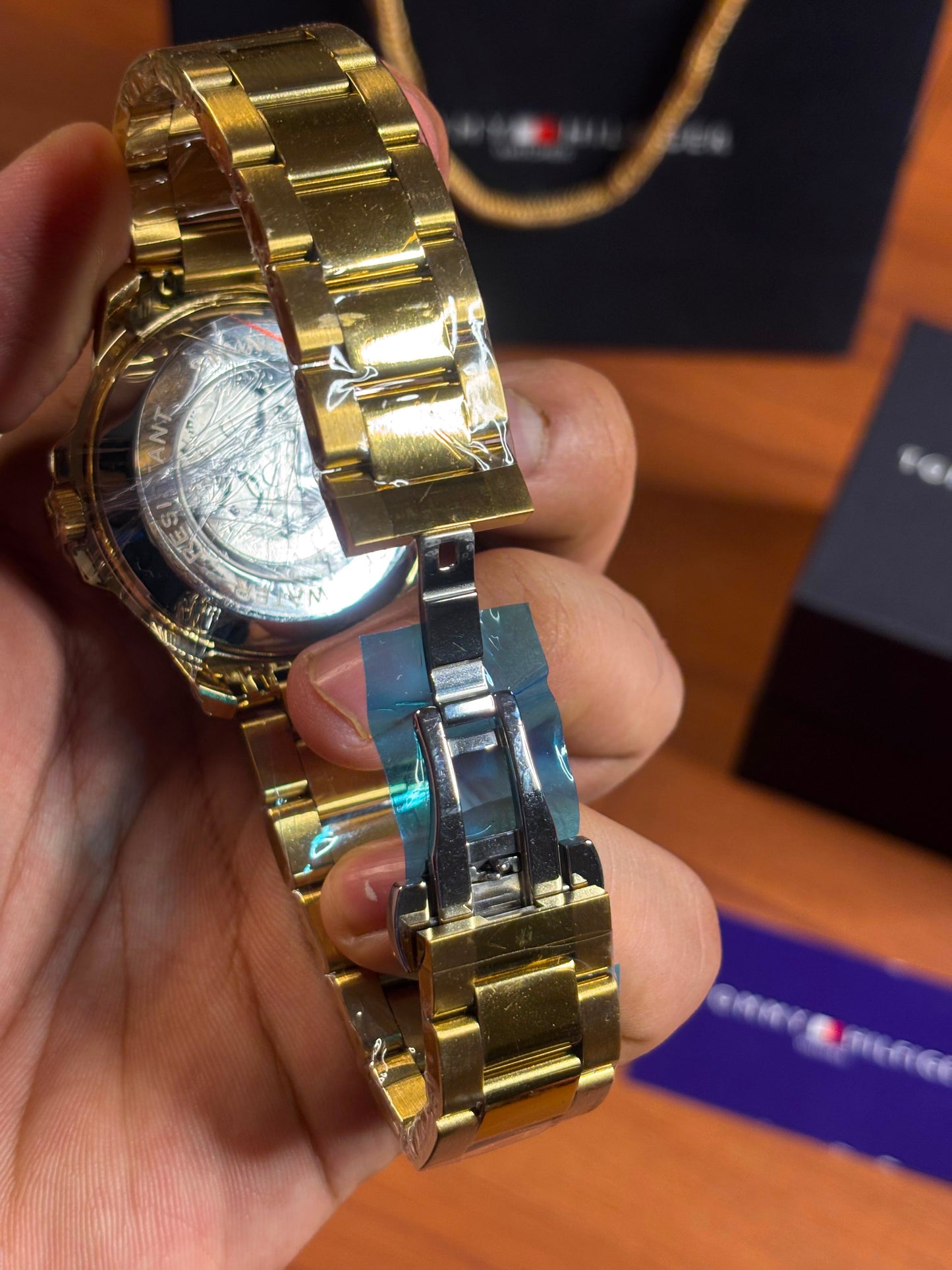 Tommy Hilfiger skeleton automatic