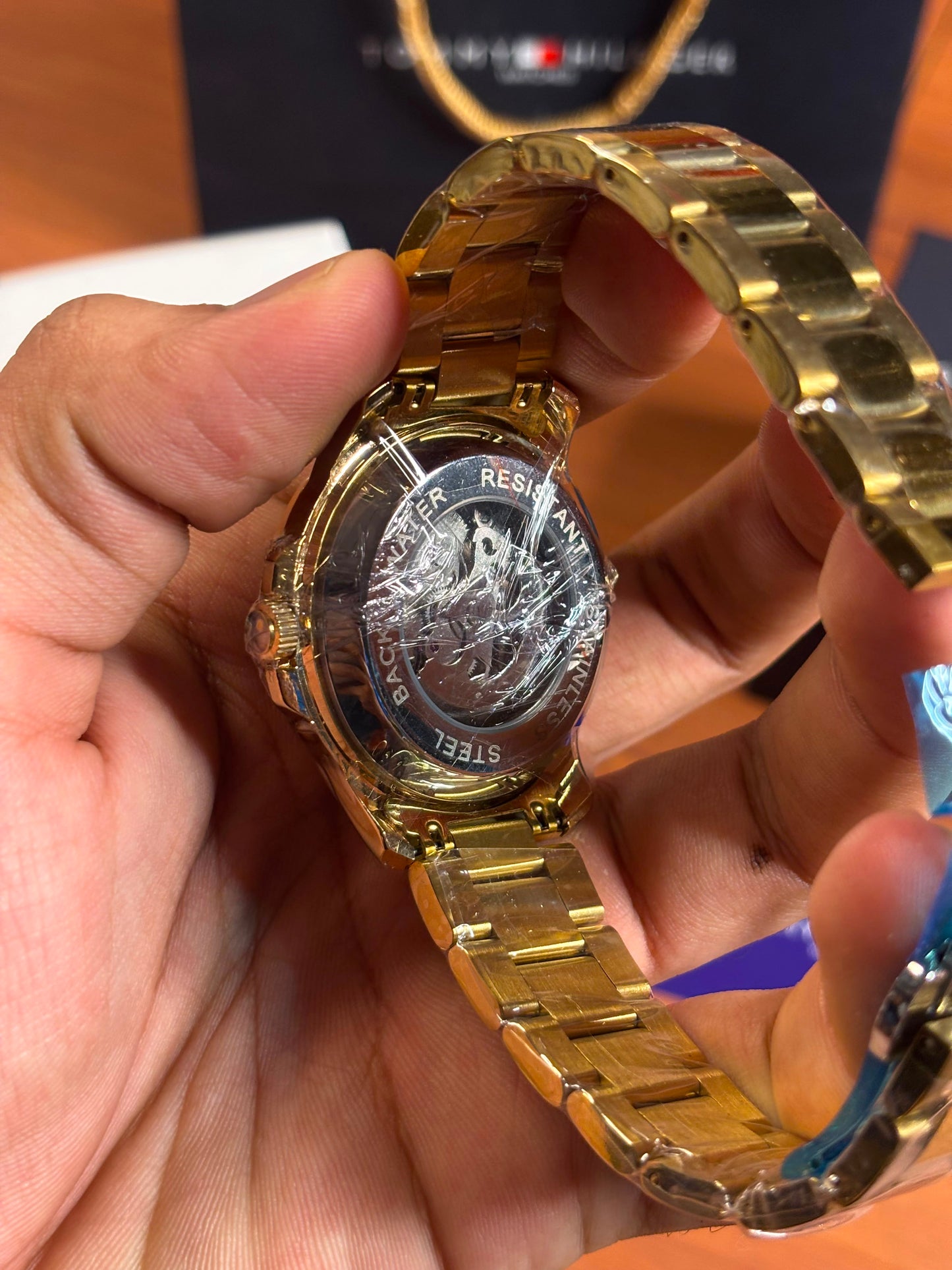 Tommy Hilfiger skeleton automatic