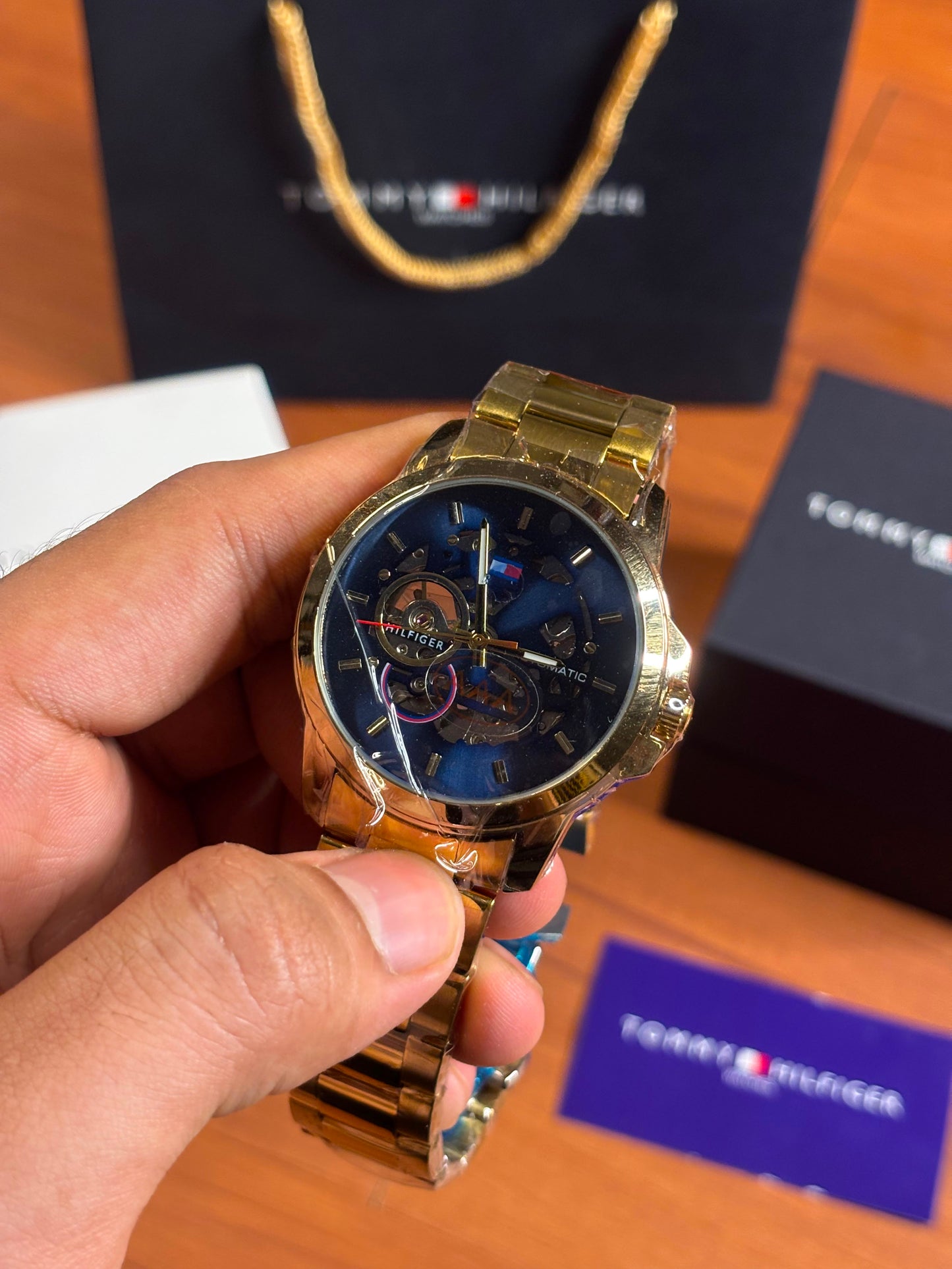 Tommy Hilfiger skeleton automatic