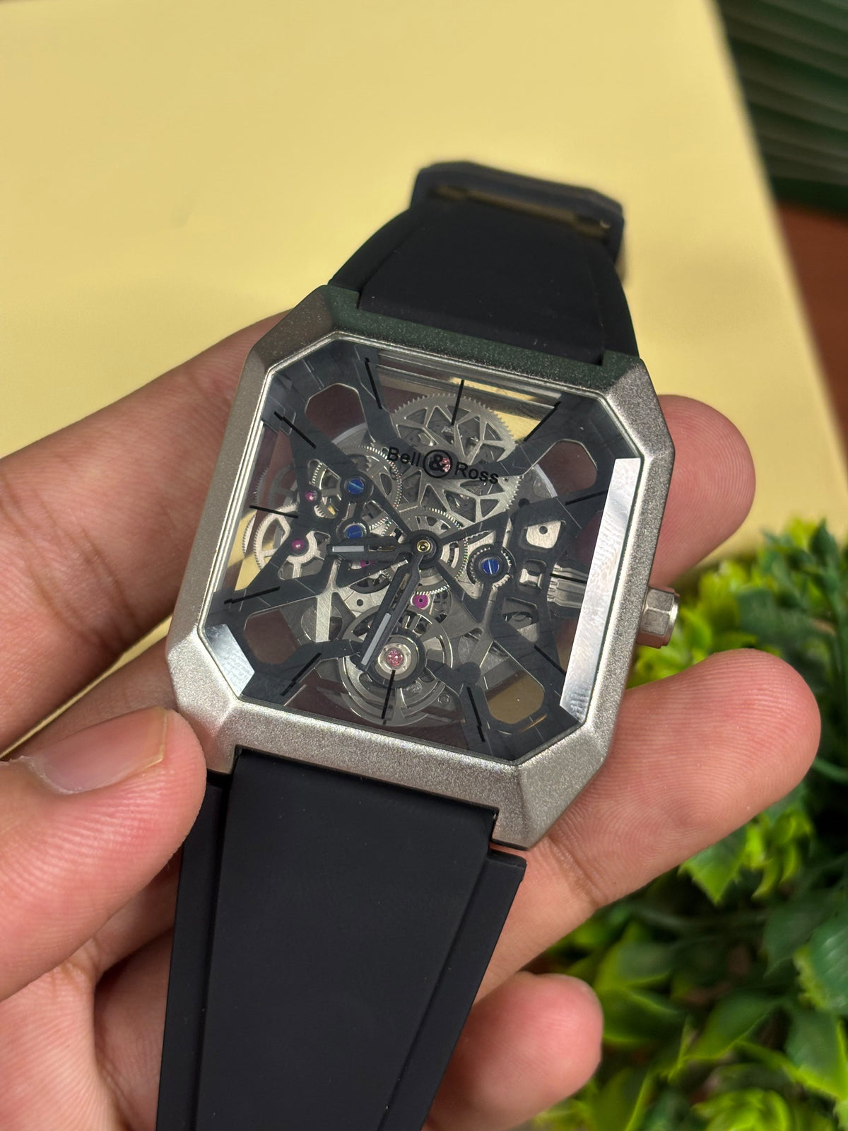 Bell&Rose BR03 Cyber automatic Silver Black Dial