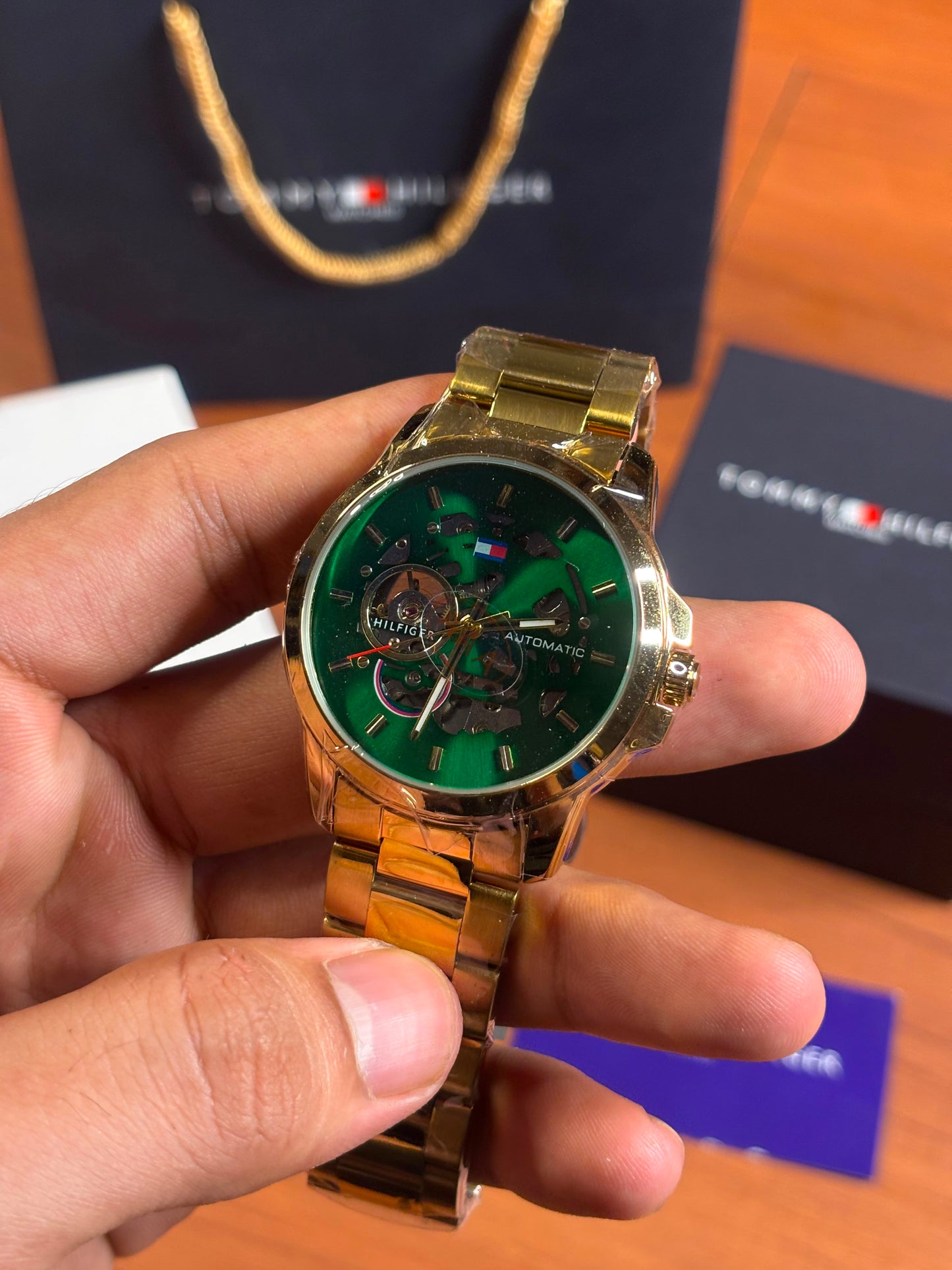 Tommy Hilfiger skeleton automatic