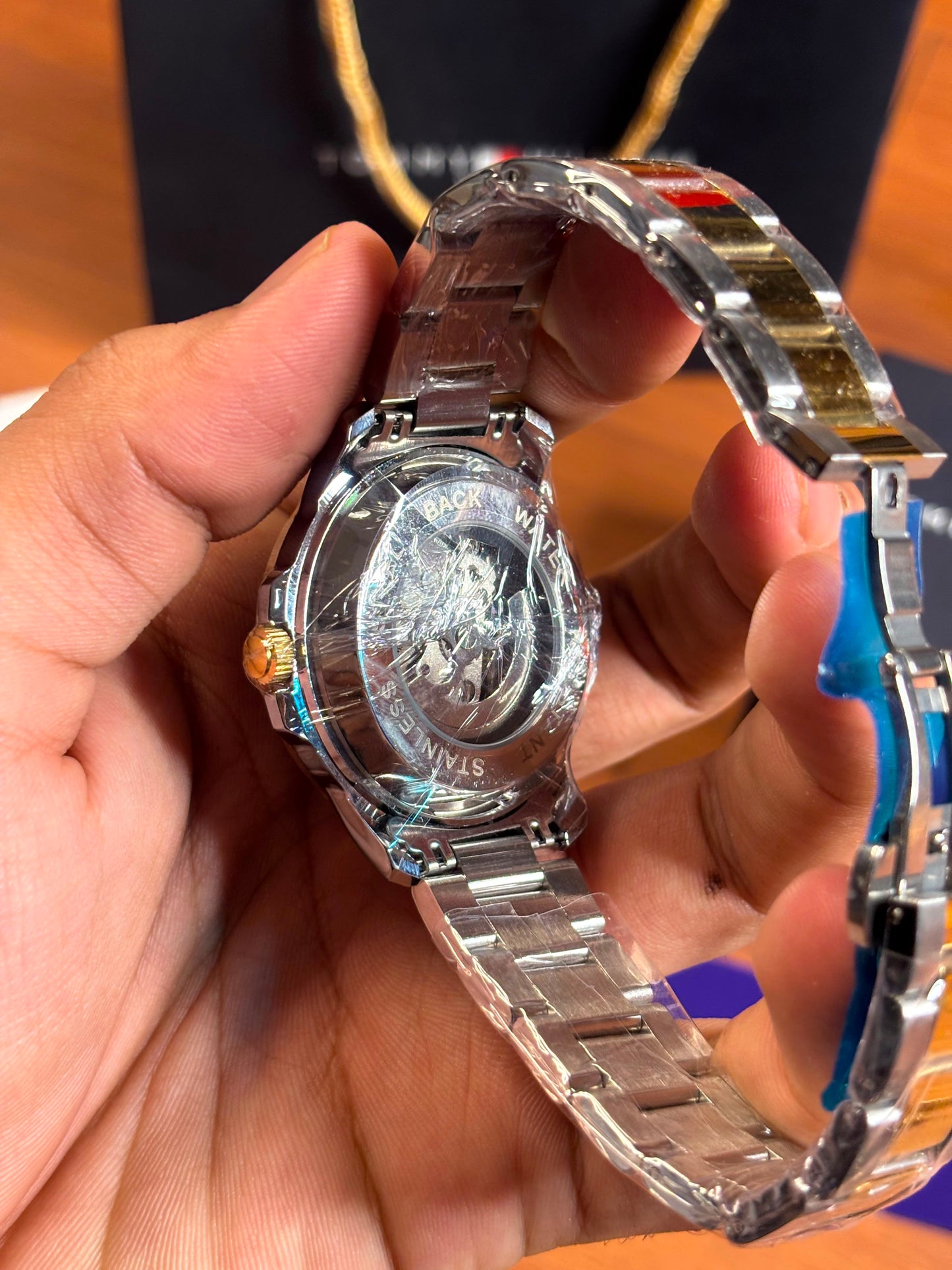 Tommy Hilfiger skeleton automatic