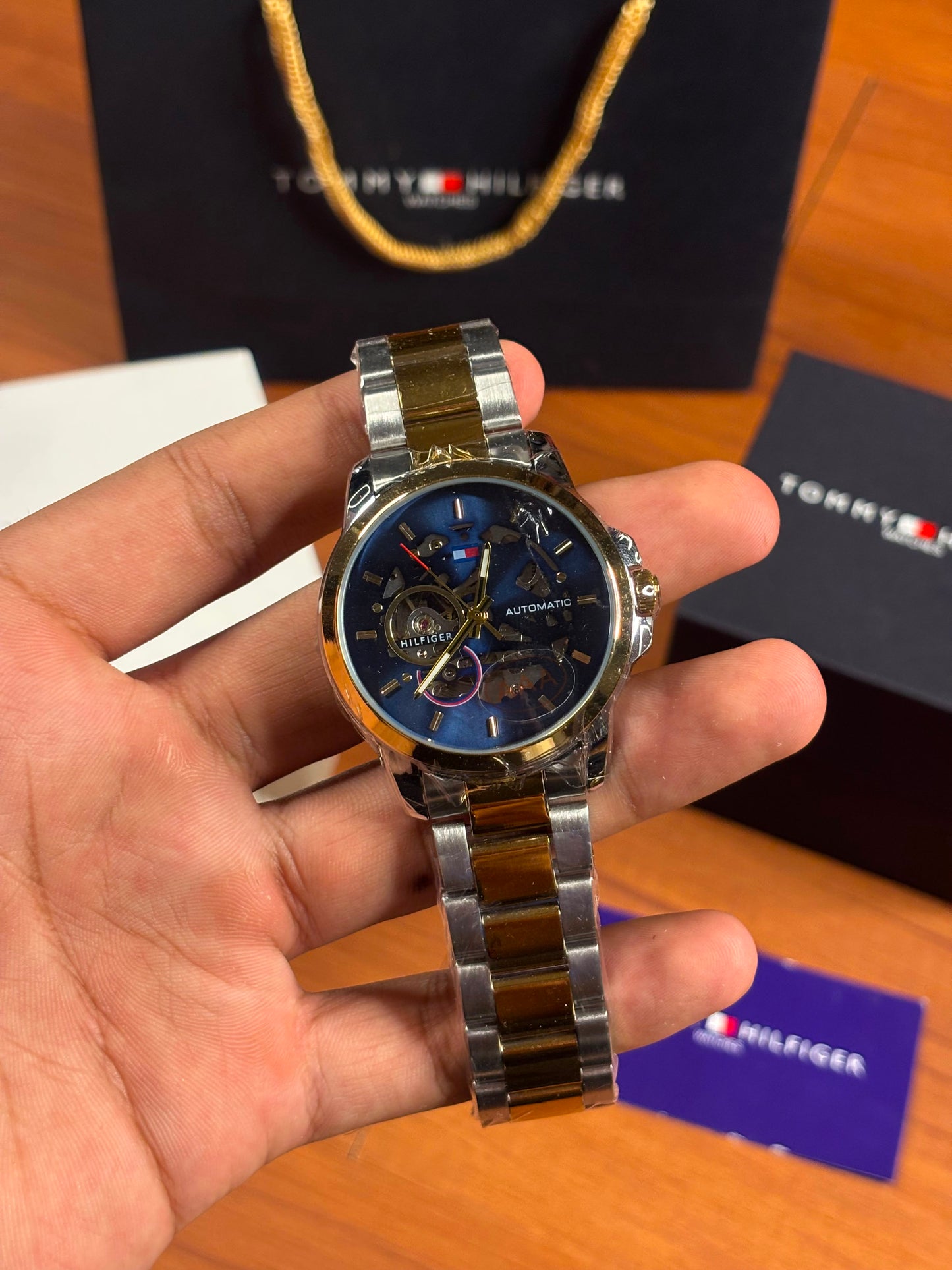 Tommy Hilfiger skeleton automatic