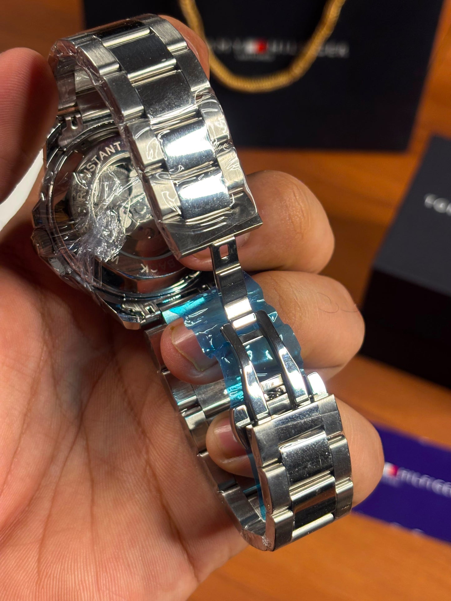 Tommy Hilfiger skeleton automatic