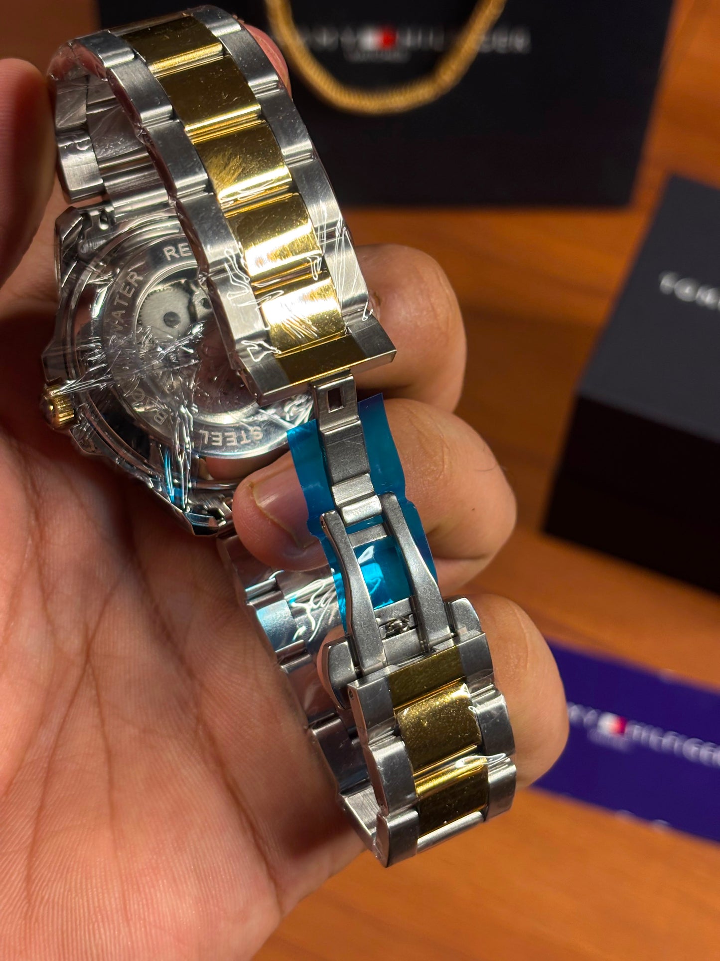 Tommy Hilfiger skeleton automatic
