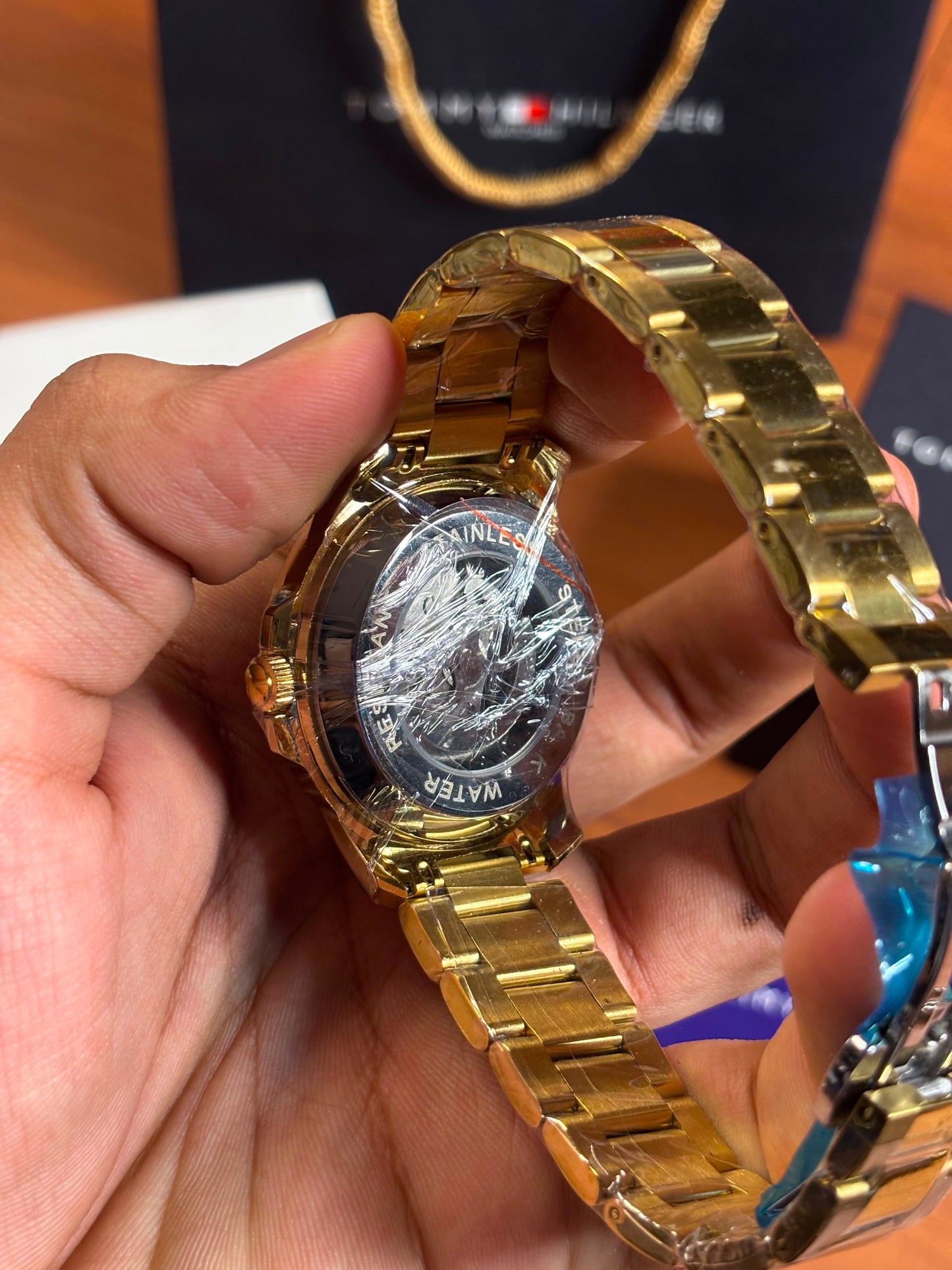 Tommy Hilfiger skeleton automatic