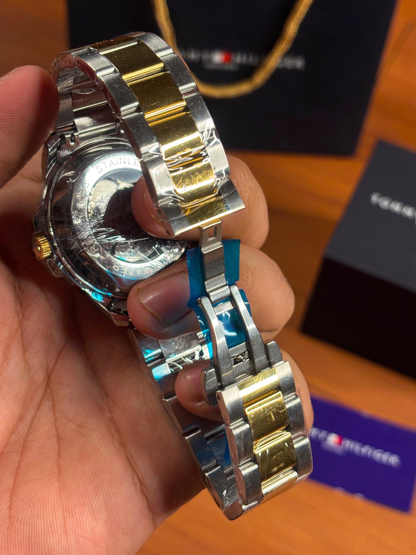 Tommy Hilfiger skeleton automatic