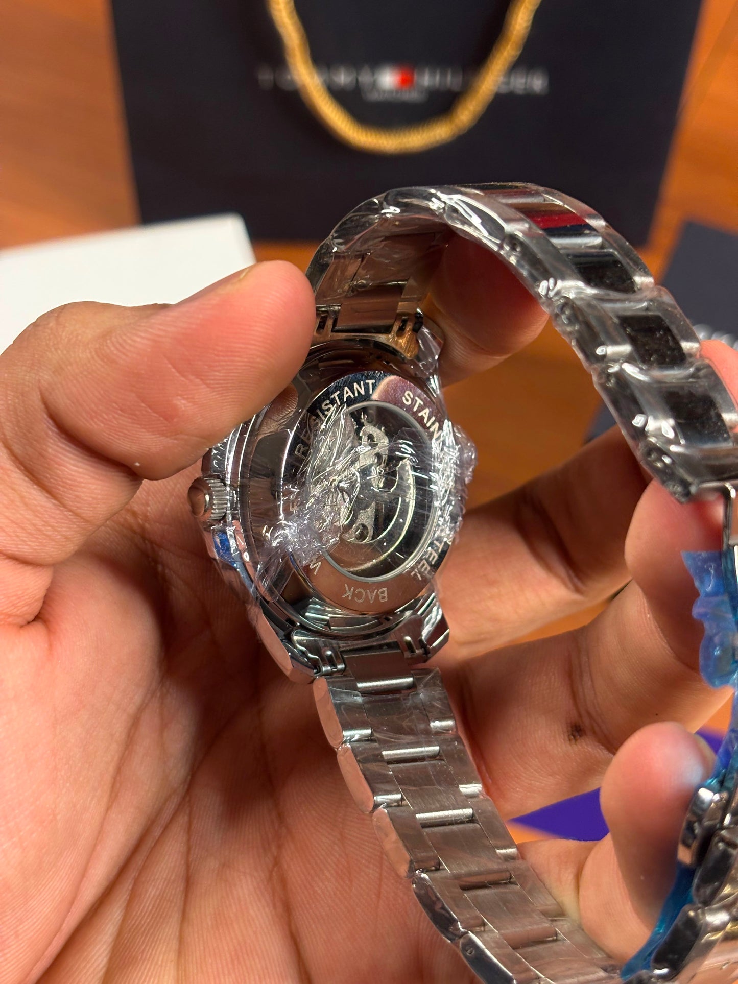 Tommy Hilfiger skeleton automatic