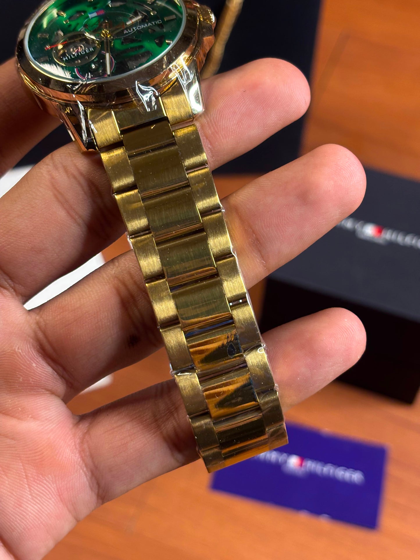 Tommy Hilfiger skeleton automatic