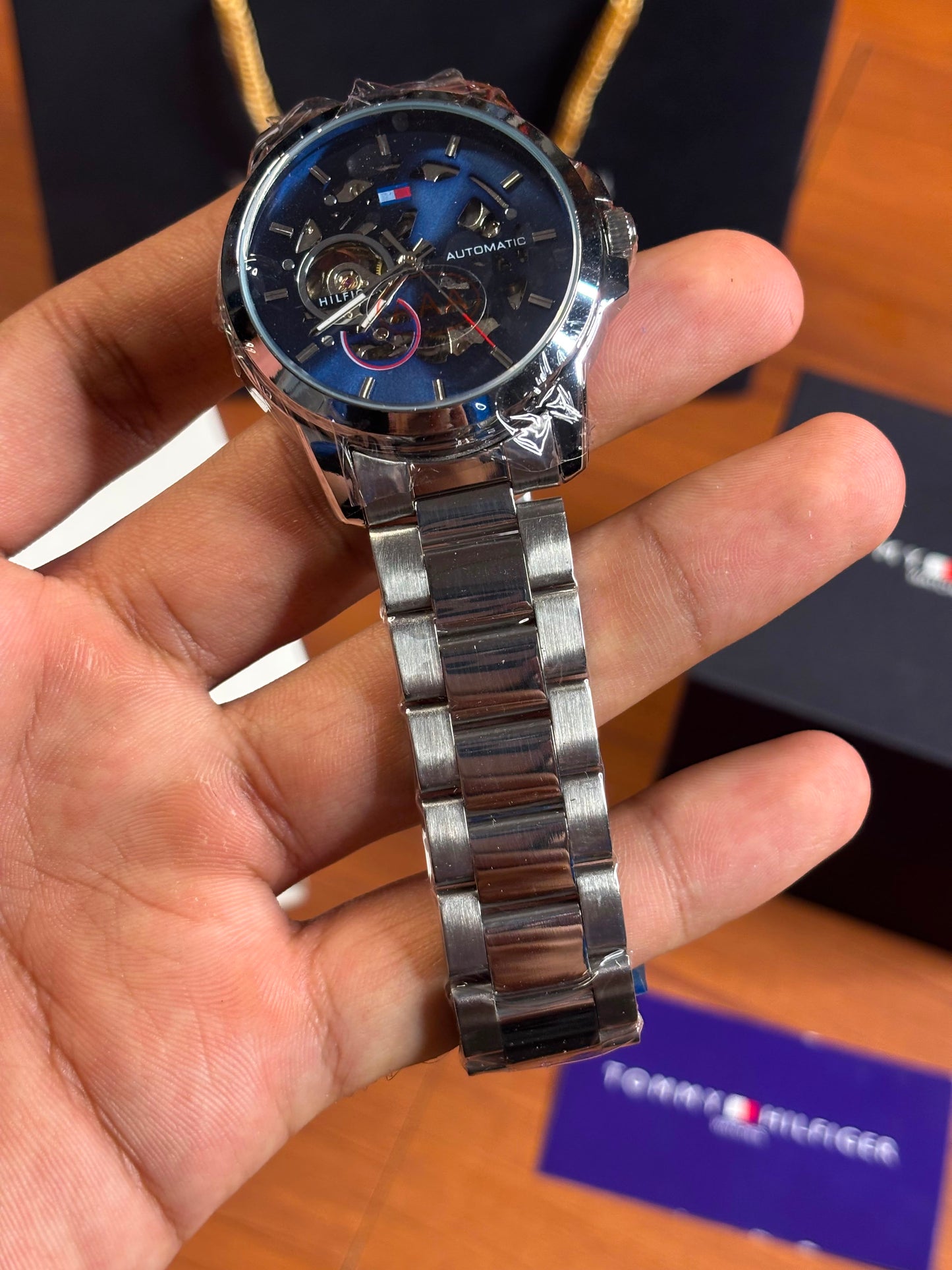 Tommy Hilfiger skeleton automatic