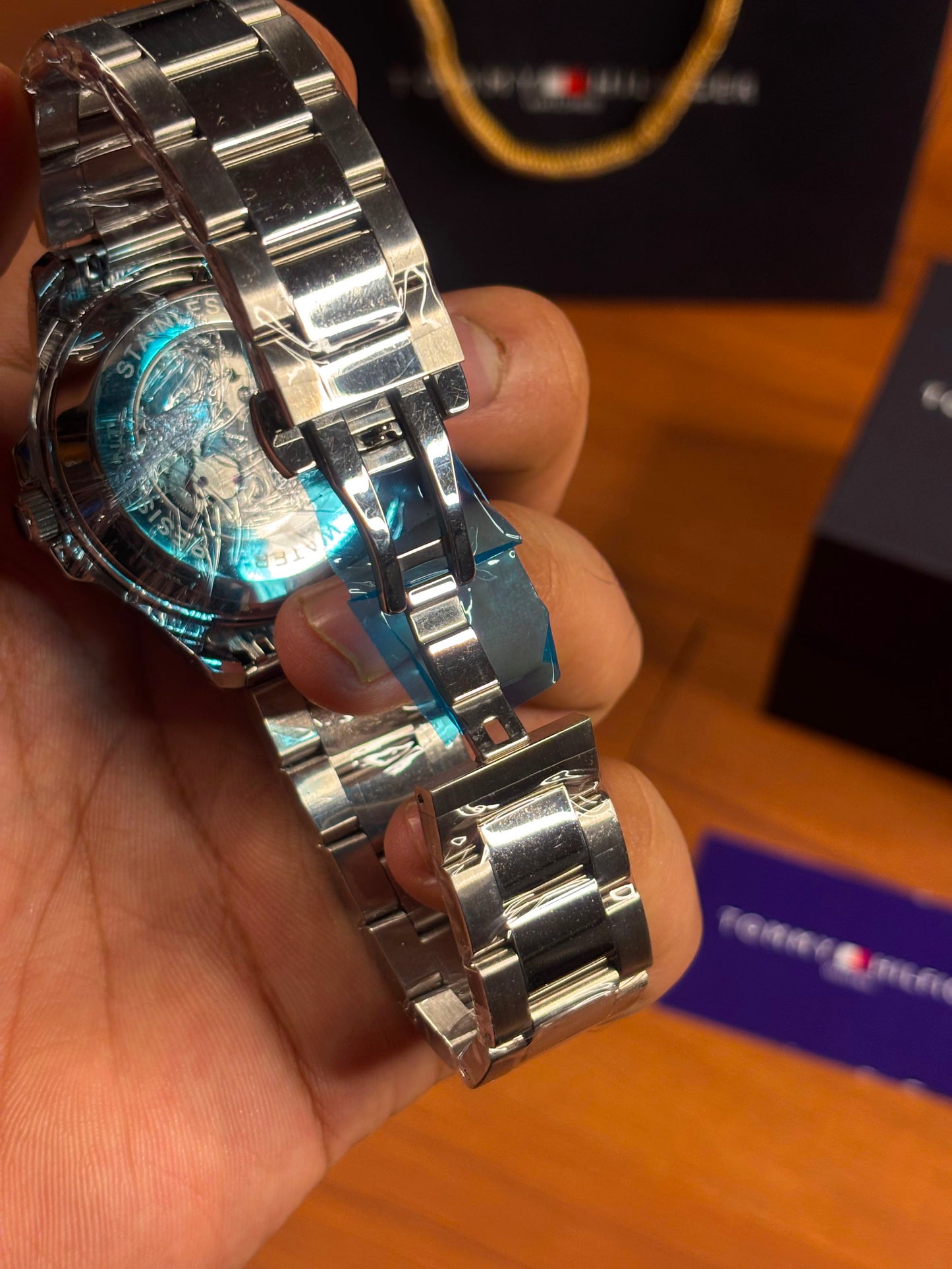 Tommy Hilfiger skeleton automatic