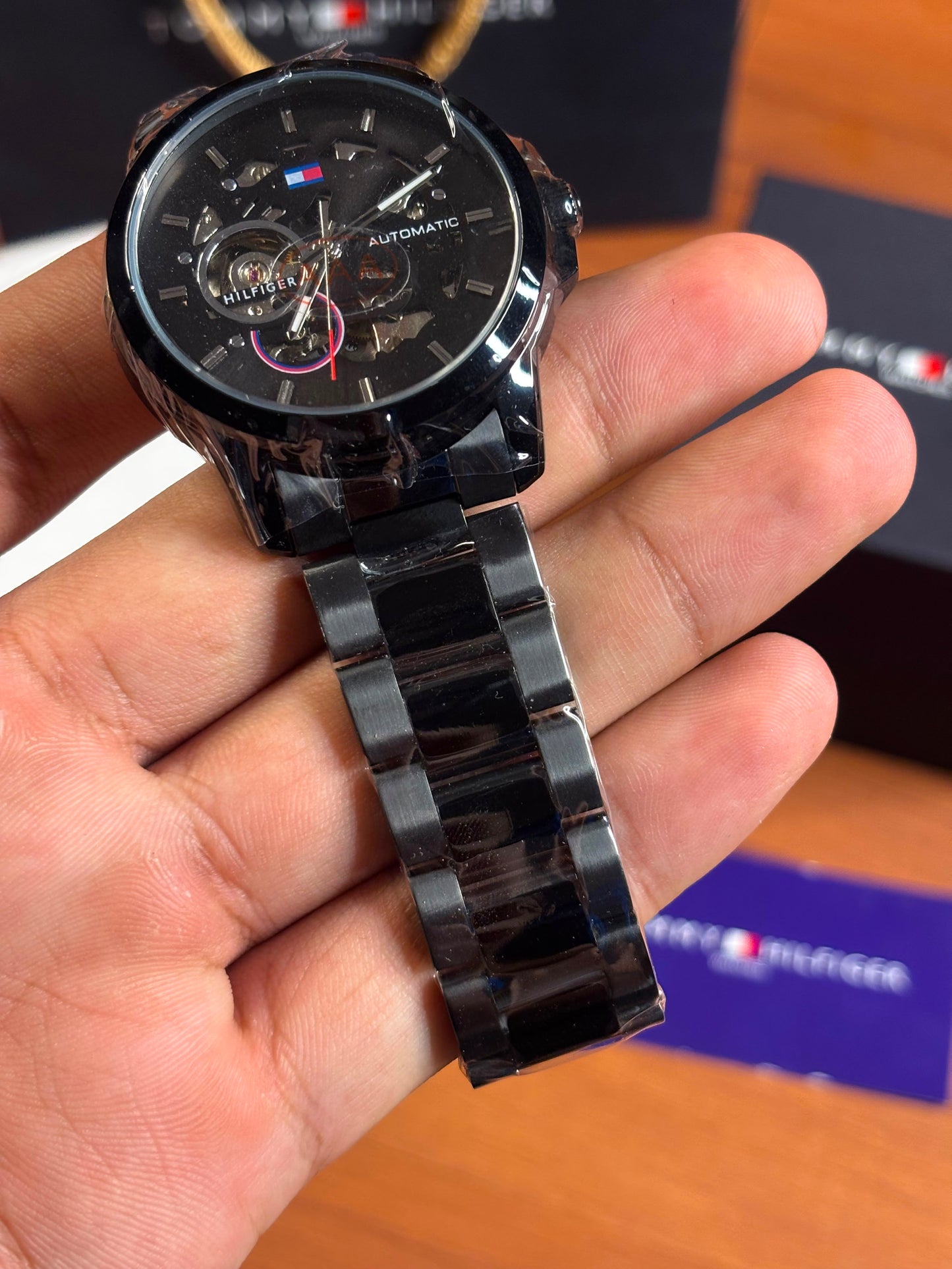 Tommy Hilfiger skeleton automatic
